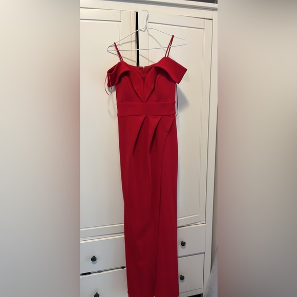 Prom dress: Off-the-Shoulder Mermaid Dress with Paneled Bodice David's Bridal - Picture 2 of 2